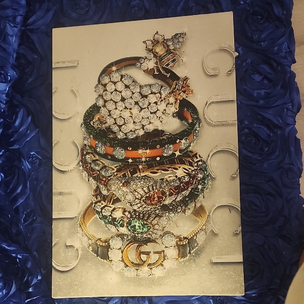 Gold and Multicolor Crystal Stackable Women's Bracelet Set